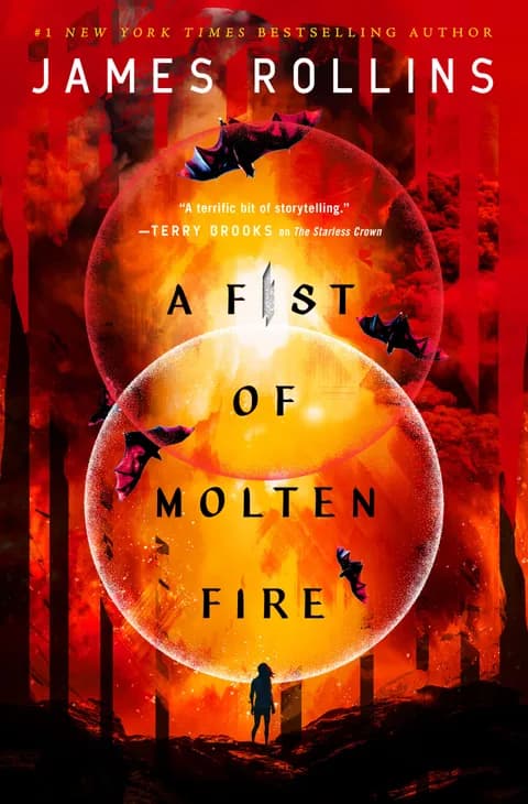 A Fist of Molten Fire by James Rollins book cover